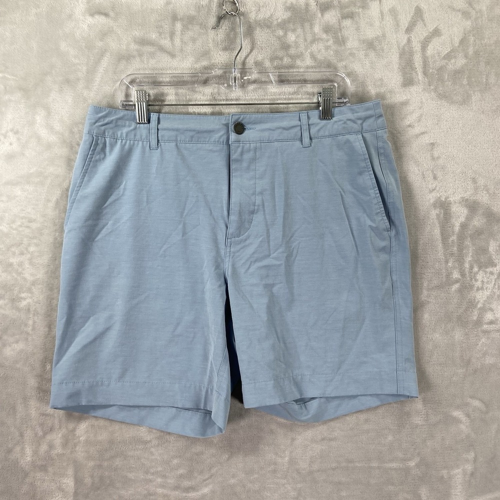 Faherty Shorts Mens 33 All Day Performance Chino 7" Inseam Hybrid Flat Front